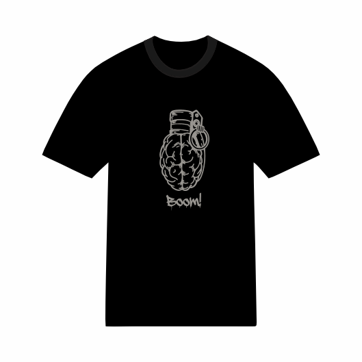 T-shirt Streetwear - Cerveau en Grenade