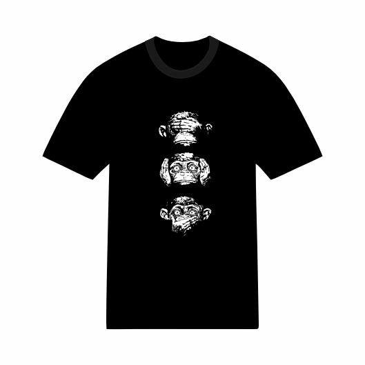 T-shirt Les Trois Singes