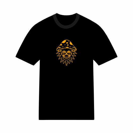 T-shirt Psychédélique - Tête Champignon