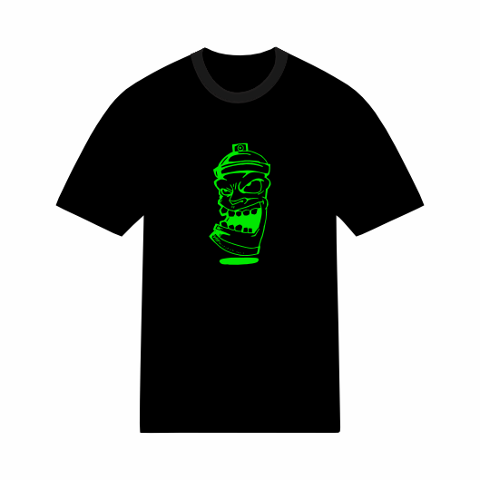 T-shirt Streetwear - Bombe de Graffiti