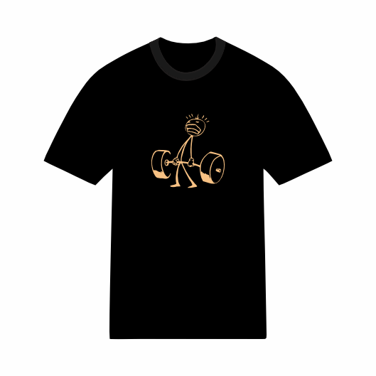 T-shirt fitness drôle