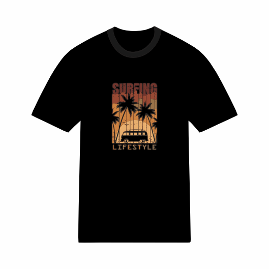 T-shirt Streetwear Surf Van