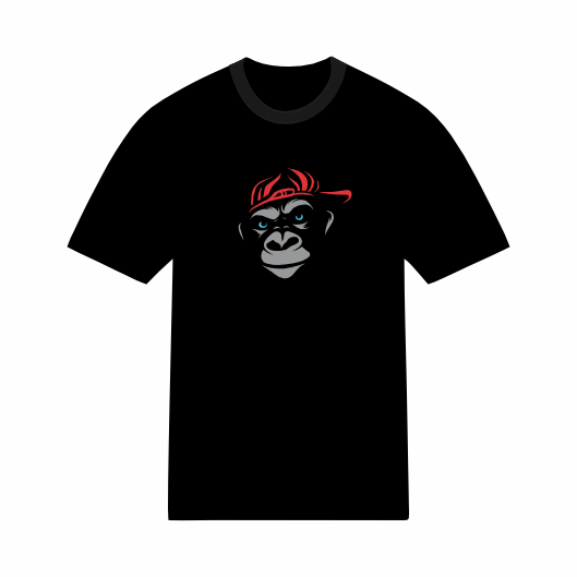 T-shirt Streetwear Singe Drôle