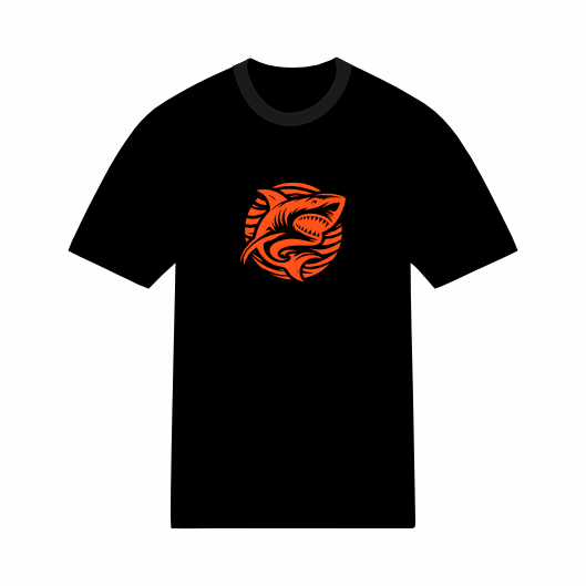 T-shirt Streetwear Requin