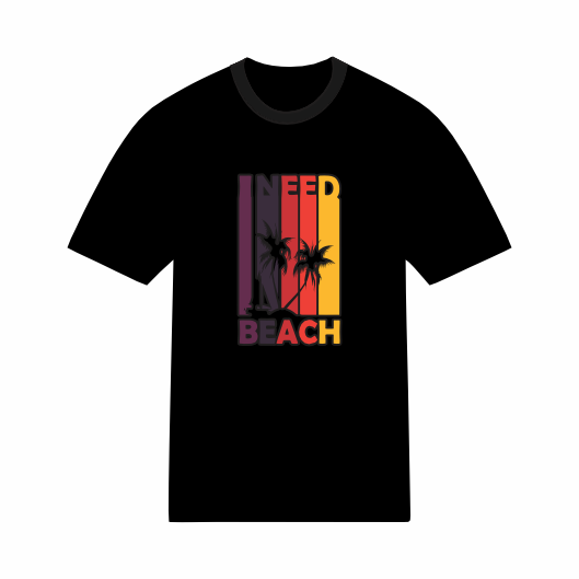 T-shirt Streetwear - Plage Été