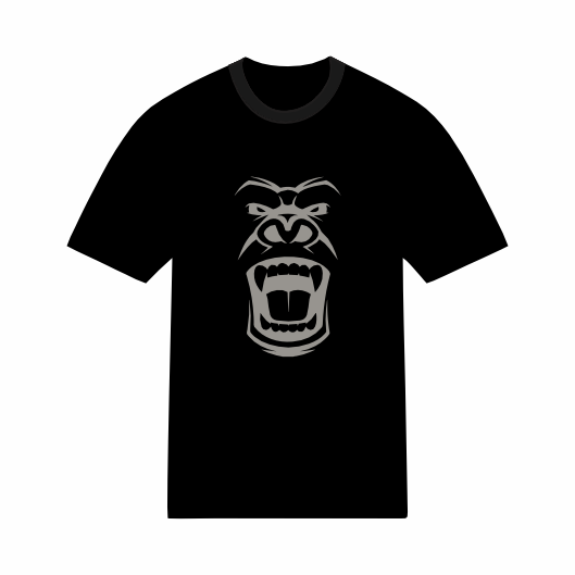 T-shirt Gorille Énervé