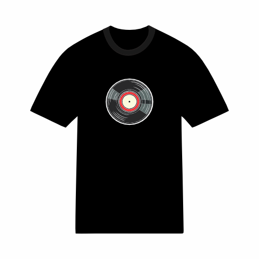 T-shirt Musique - Vinyle
