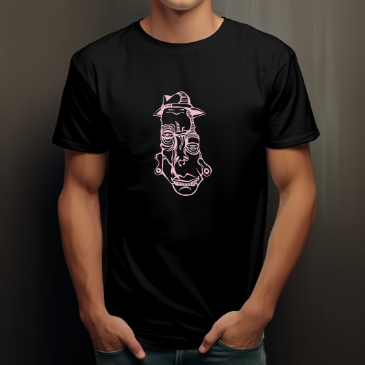 T-shirt Psychédélique - Visage