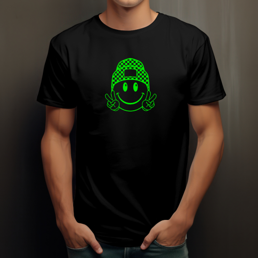 T-shirt Streetwear - Smiley Émoticône