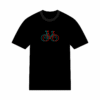 T-shirt psychédélique Motif Vélo