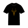 T-shirt mandala cerf en coton unisexe