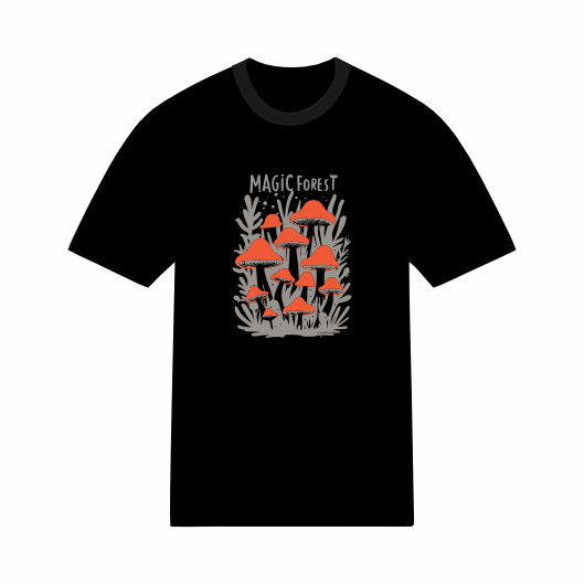 T-shirt Psychédélique - Forêt Magique