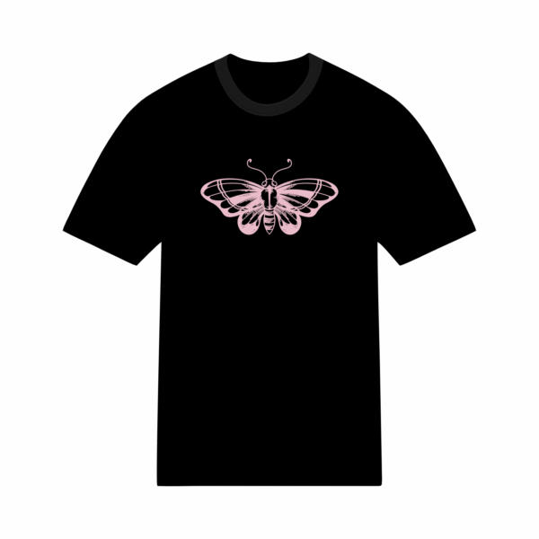 T-shirt streetwear papillon en coton unisexe