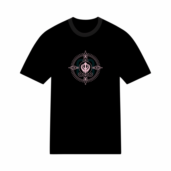 T-shirt mandala en coton unisexe