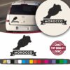 Stickers Carte de Maroc