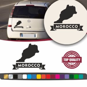 Stickers Carte de Maroc