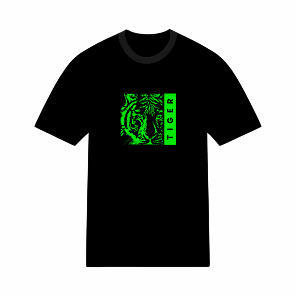 T-shirt Tiger en coton unisexe