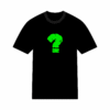 T-shirt streetwear coton unisexe avec motif question point d'interrogation