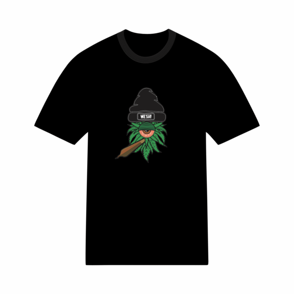 T-shirt streetwear Cannabis en coton 190 gr unisexe