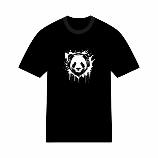 t-shirt panda streetwear