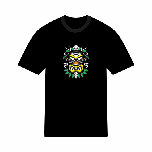 T-shirt streetwear motif africain