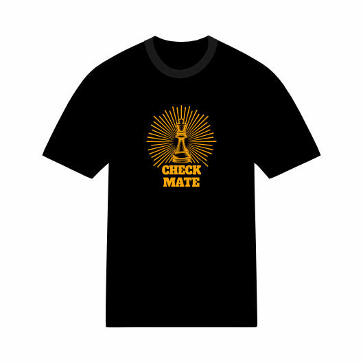 T-shirt streetwear échecs
