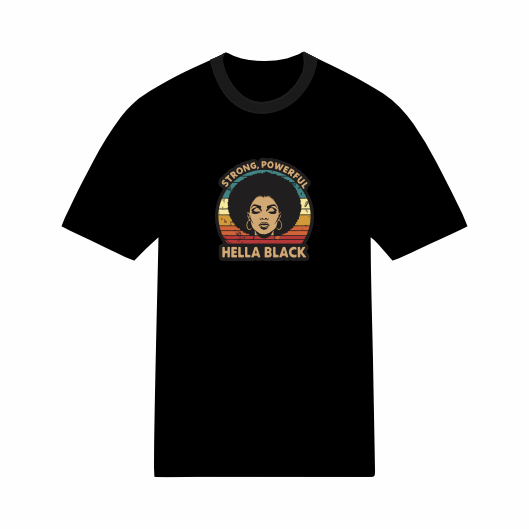 T-shirt streetwear Black