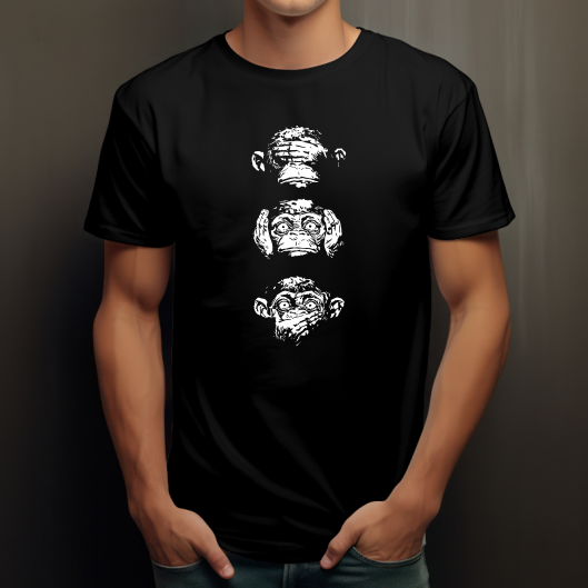 T-shirt Les Trois Singes