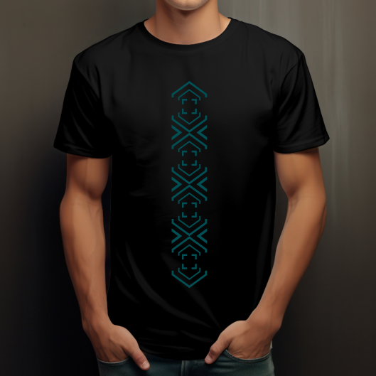 T-shirt Style Géométrique Urbain