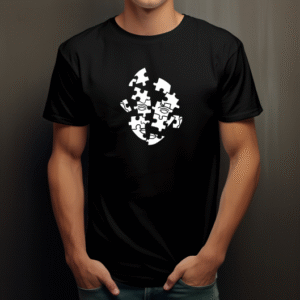 T-shirt Psychédélique - Visage Puzzle