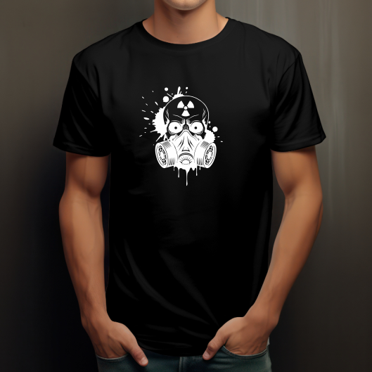 T-shirt Masque de Gaz - Squelette