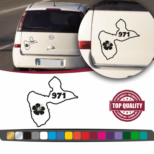 Stickers Guadeloupe