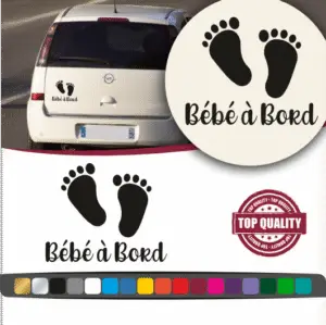 Bébé à Bord Petites Pieds