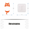 Stickers Interrupteur Chat Perché