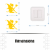 Stickers Interrupteur - Fée