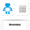 Stickers Interrupteur Robot