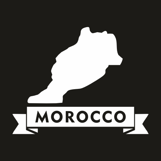 Stickers Carte de Maroc