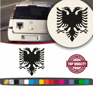 Stickers Drapeau Albanais