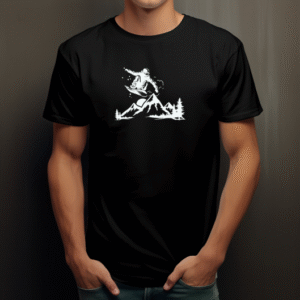 T-shirt Montagne Snowboard