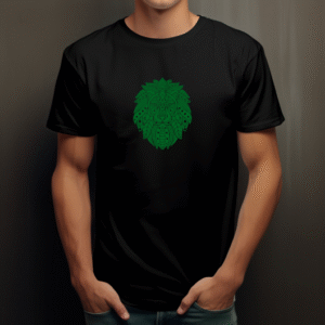 T-shirt Géométrique Lion