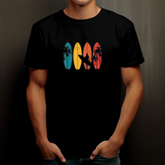 T-shirt Streetwear Surf Été