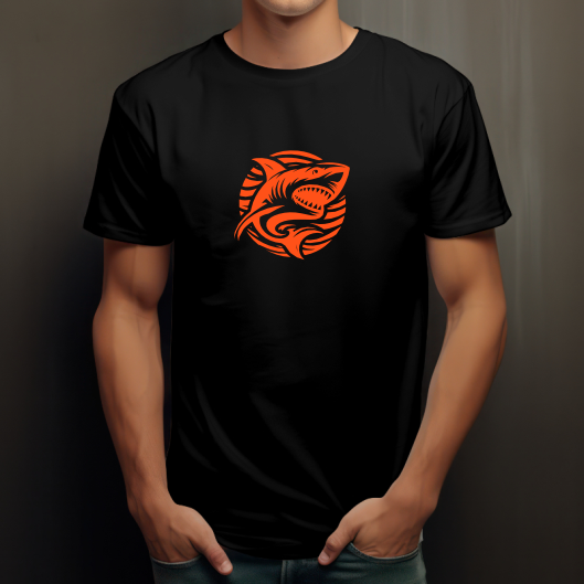 T-shirt Streetwear Requin