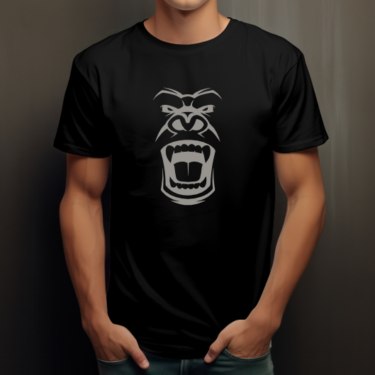 T-shirt Gorille Énervé