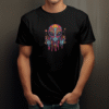 T-shirt Psychédélique - Alien Coloré