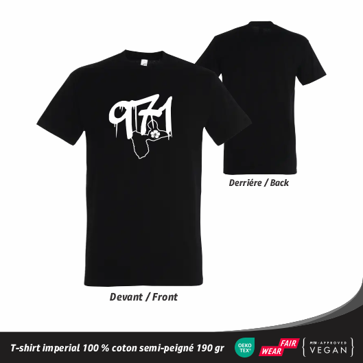 T-shirt Unique Guadeloupe 971