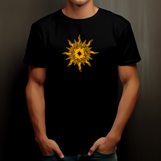 T-shirt psychédélique - Soleil