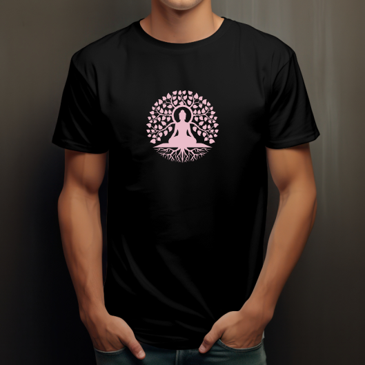 T-shirt Psychédélique - Bouddha Arbre
