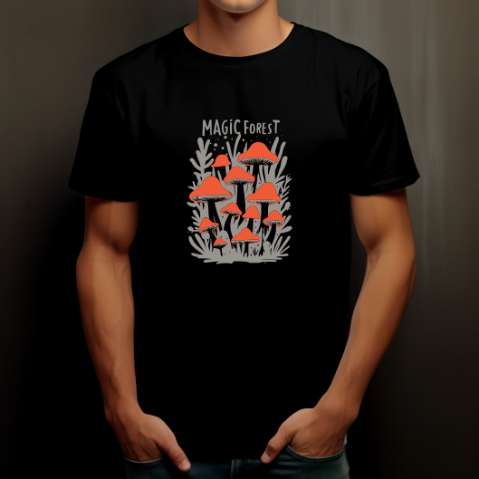 T-shirt Psychédélique - Forêt Magique