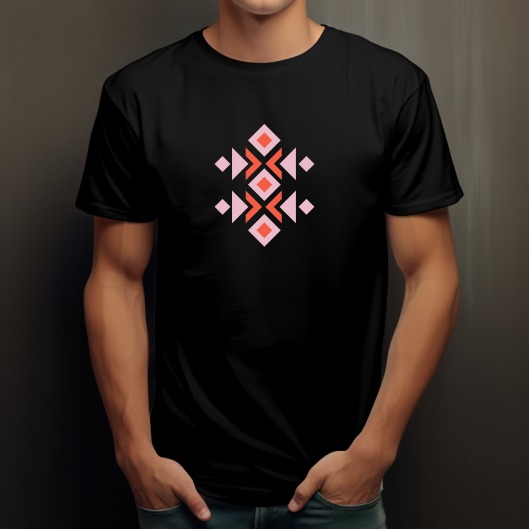 T-shirt Géométrique Unique