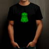 T-shirt géométrique hibou en coton unisexe